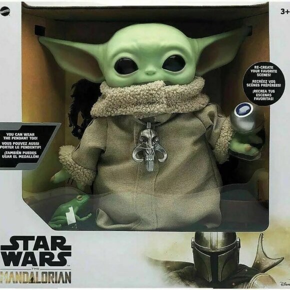 STAR WARS MANDALORIAN THE CHILD BABY YODA GROGU MATTEL NEW IN BOX - Picture 2 of 2